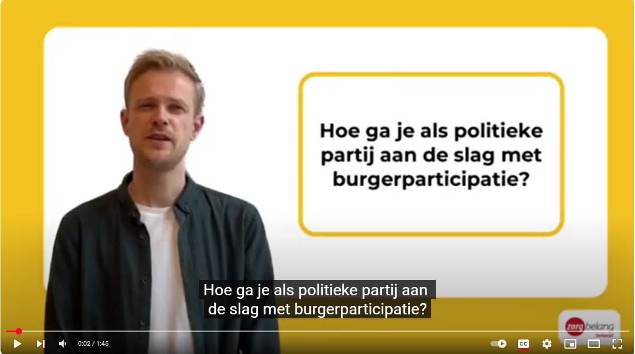 Burgerparticipatie video deel 3