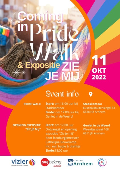 Poster Coming Out Pride Walk Arnhem