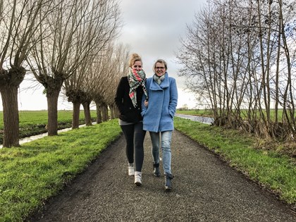 Moeder En Dochter Wandelen